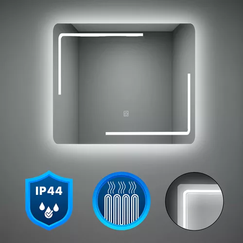Ada 60 Spiegel mit LED-Beleuchtung