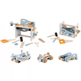 Mini-Holzwerkzeugtisch für Kinder 52 Stück