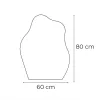 Wave 60 Spiegel mit LED-Beleuchtung