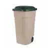 Kunststoff-Eimer für den Außenbereich 110l beige-grün
