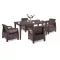 Duo-Gartenmöbel-Set Korfu mit Futura-Tisch