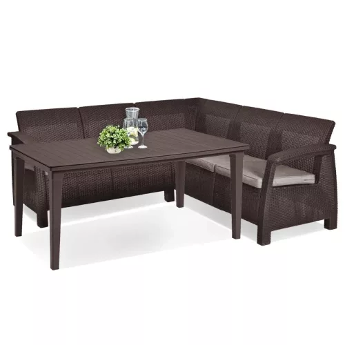 Korfu Relax Gartenmöbelset mit Futura Tisch