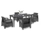 Duo-Gartenmöbel-Set Korfu mit Futura-Tisch