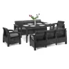 Korfu Love max duo Gartenmöbelset mit Futura Tisch