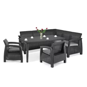 Korfu Relax duo Gartenmöbelset mit Futura Tisch