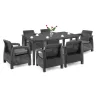 Korfu Big duo Gartenmöbelset mit Futura Tisch