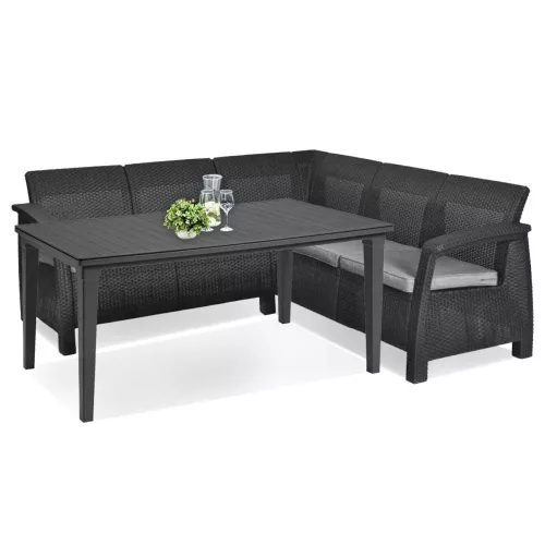 Korfu Relax Gartenmöbelset mit Futura Tisch