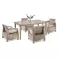 Duo-Gartenmöbel-Set Korfu mit Futura-Tisch