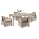 Duo-Gartenmöbel-Set Korfu mit Futura-Tisch