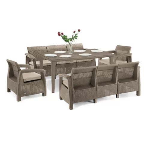 Korfu Love max duo Gartenmöbelset mit Futura Tisch
