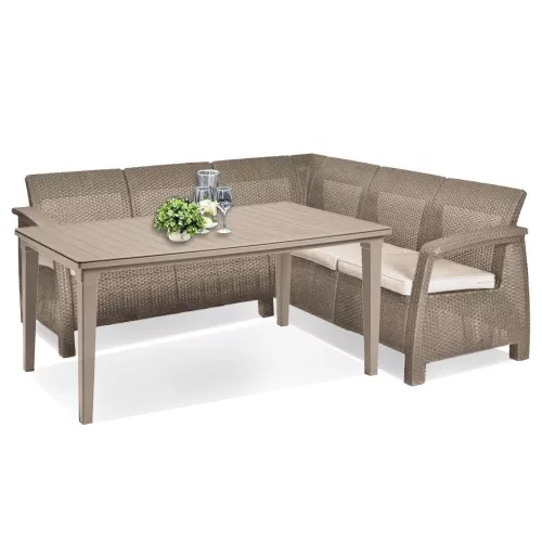 Korfu Relax Gartenmöbelset mit Futura Tisch