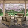 Korfu Fiesta II Duo Gartenmöbelset mit Melodietisch