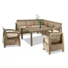 Korfu Relax duo Gartenmöbelset mit Melodietisch