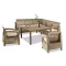 Korfu Relax duo Gartenmöbelset mit Melodietisch