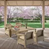 Korfu duo Gartenmöbelset mit Melodietisch