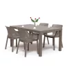 Evody 4+1 Gartenmöbel-Set