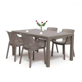 Evody 4+1 Gartenmöbel-Set