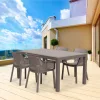 Evody 4+1 Gartenmöbel-Set
