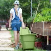 Easy go breeze Kunststoff-Gartenschubkarre 50 l