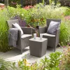 Iowa-Balkon-Gartenmöbelset mit luzon-Tisch