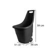 Easy go breeze Kunststoff-Gartenschubkarre 50 l