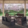 Korfu Fiesta II Duo Gartenmöbelset mit Melodietisch