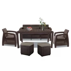 Korfu Love max duo Würfel-Gartenmöbel-Set