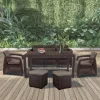 Korfu Love max duo Würfel-Gartenmöbel-Set