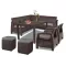 Korfu Relax duo Würfel-Gartenmöbel-Set