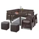 Korfu Relax duo Würfel-Gartenmöbel-Set