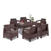 Korfu Big duo Gartenmöbelset mit Melodietisch