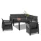Korfu Relax duo Gartenmöbelset mit Melodietisch