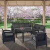 Korfu Relax duo Gartenmöbelset mit Melodietisch