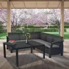 Korfu Relax Gartenmöbelset mit Melodietisch