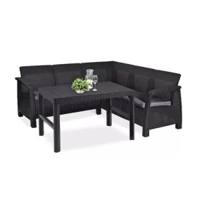 Korfu relax kleine Eckgarnitur mit Lyon Tisch