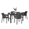 Evyon 4+1 Gartenmöbel-Set