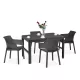 Evyon 4+1 Gartenmöbel-Set