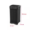 Baltimore Gartenabfallbehälter 125 L