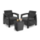 Gartenmöbelset Korfu duo mit Tisch luzon