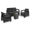 Gartenmöbel-Set Corfu love duo mit Tisch luzon