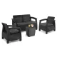 Gartenmöbel-Set Corfu love duo mit Tisch luzon