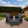 Corowa Balkon-Gartenmöbel-Set