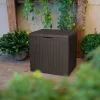 City Kunststoff-Gartenbehälter 113L braun