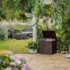 City Kunststoff-Gartenbehälter 113L braun