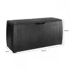 Hollywood künstlicher Rattan-Gartenbehälter 270L