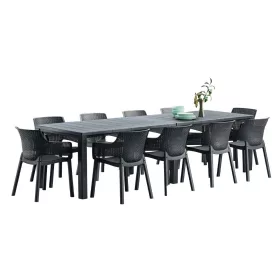 Jueva 10-teiliges Gartenmöbel-Set