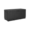 Kentwood Kunststoff-Gartenbehälter 350L anthrazit