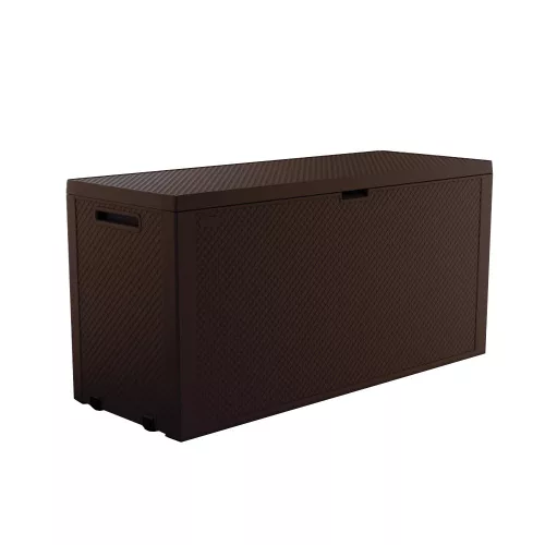 Emily 270L Kunststoff-Gartenbehälter braun