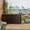Emily 270L Kunststoff-Gartenbehälter braun