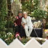 Eden garden Kunststoff Gartenbank/Aufbewahrung 265L graphit hellgrau